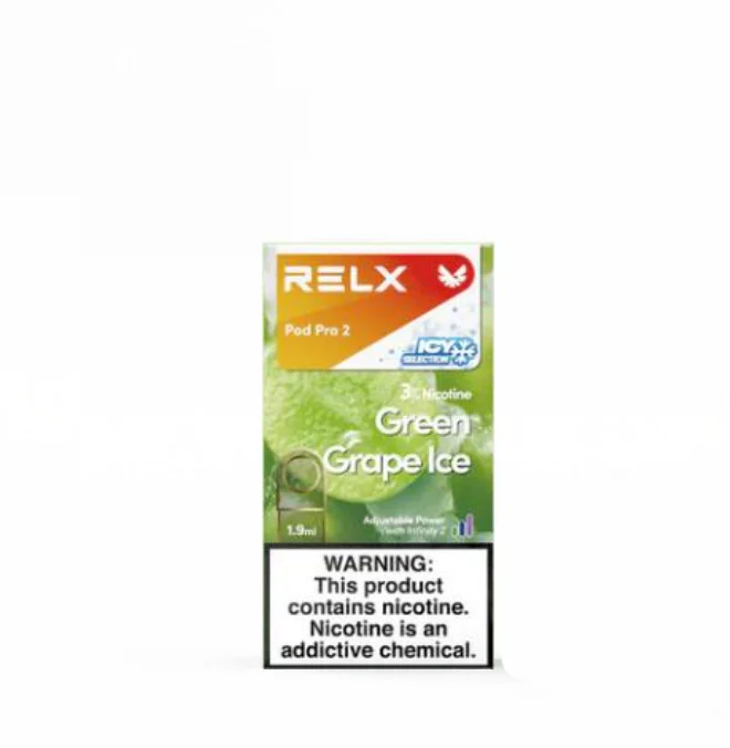 Authentic Relx export elastic Green Grape Ice flavor - single pack - (ceramic core version) - Image 4